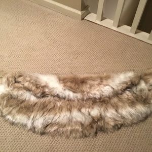 Faux Fur Stole Cape